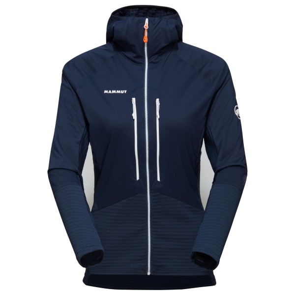 Mammut - Women's Eiger Nordwand ML Hybrid Hooded Jacket - Softshelljacke Gr L blau Mammut - Women's Eiger Nordwand ML Hybrid Hooded Jacket - Softshelljacke Gr L blau von Mammut