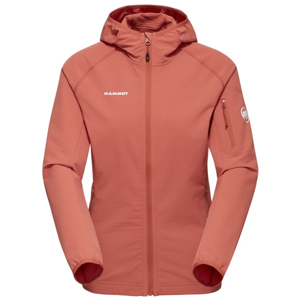 Mammut - Women's Madris Light ML Hooded Jacket - Softshelljacke Gr S rot von Mammut