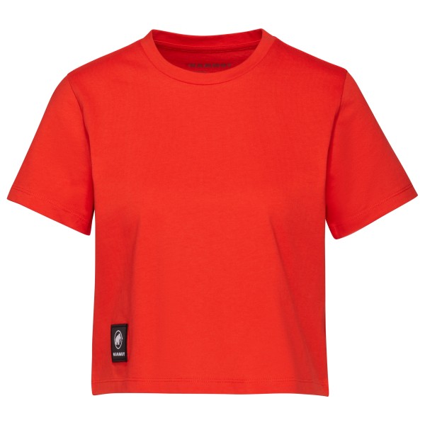 Mammut - Women's Massone T-Shirt Cropped Patch Gr XS rot von Mammut