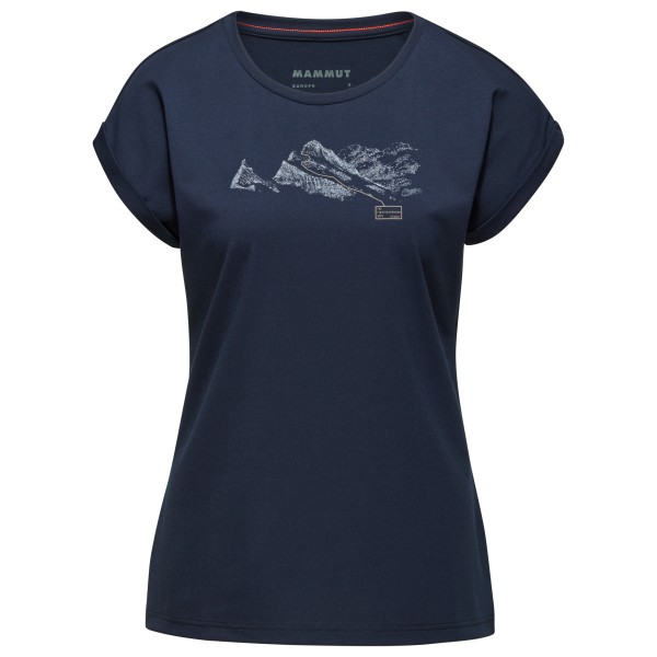 Mammut - Women's Mountain T-Shirt Finsteraarhorn - Funktionsshirt Gr L;M;S;XS blau;grün;weiß von Mammut