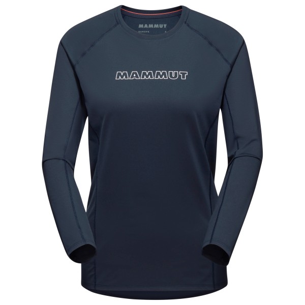 Mammut - Women's Selun FL Longsleeve Logo - Longsleeve Gr L blau von Mammut