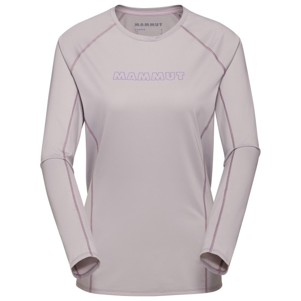 Mammut - Women's Selun FL Longsleeve Logo - Longsleeve Gr S grau von Mammut