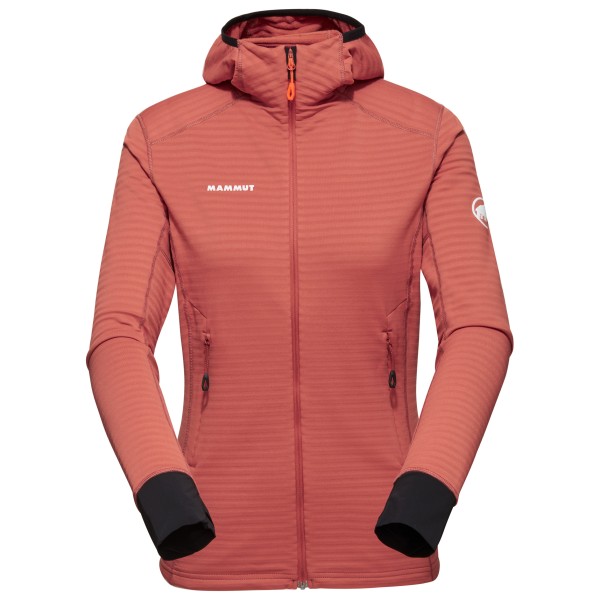 Mammut - Women's Taiss Light Midlayer Hooded Jacket - Fleecejacke Gr L rot von Mammut