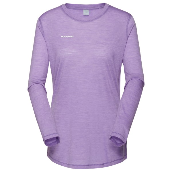 Mammut - Women's Tree Wool Firstlayer Longsleeve - Merinoshirt Gr XL lila von Mammut