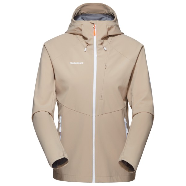 Mammut - Women's Ultimate Comfort Softshell Hooded Jacket - Softshelljacke Gr L;M;S;XL;XS;XXL beige;blau;lila;türkis;weiß/grau von Mammut