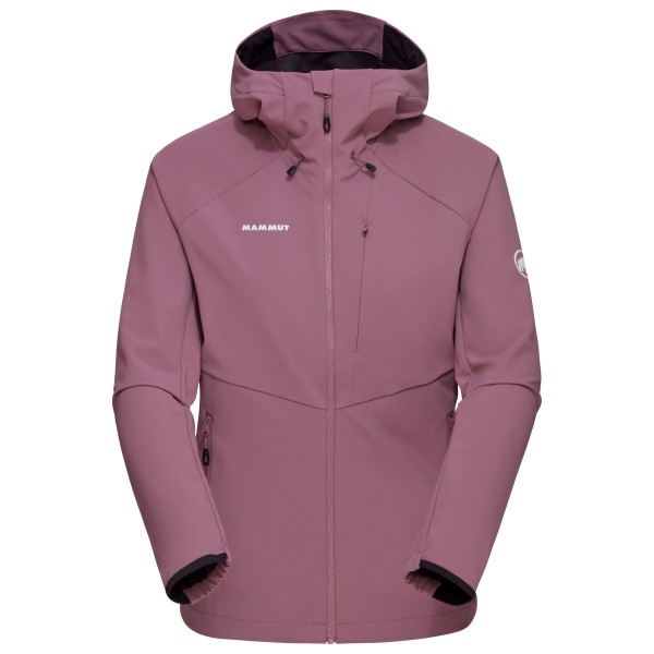 Mammut - Women's Ultimate Comfort Softshell Hooded Jacket - Softshelljacke Gr L lila von Mammut