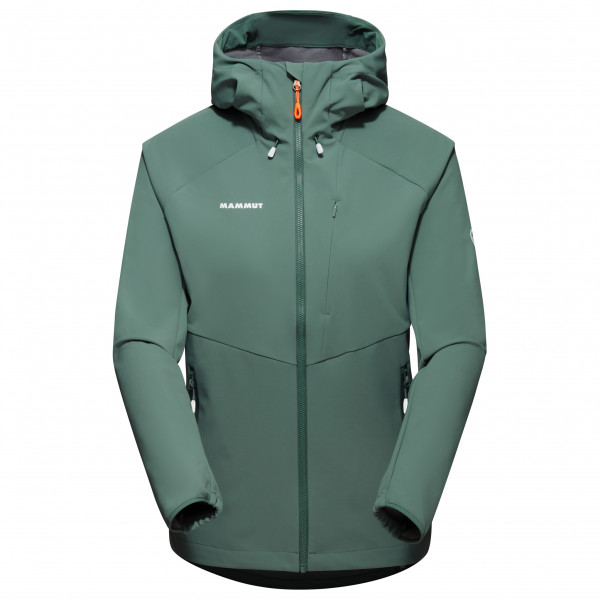 Mammut - Women's Ultimate Comfort Softshell Hooded Jacket - Softshelljacke Gr M türkis von Mammut