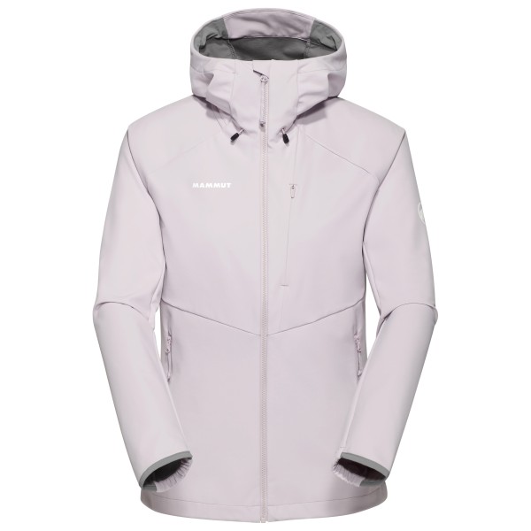 Mammut - Women's Ultimate Comfort Softshell Hooded Jacket - Softshelljacke Gr XS weiß/grau von Mammut