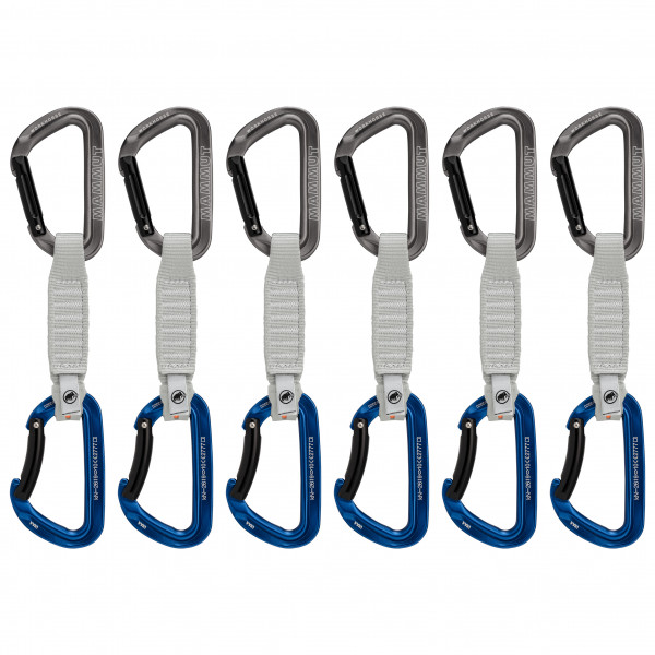 Mammut - Workhorse Keylock Quickdraws - Express-Set Gr 17 cm - Straight / Bent Gate grau Mammut - Workhorse Keylock Quickdraws - Express-Set Gr 17 cm - Straight / Bent Gate grau von Mammut