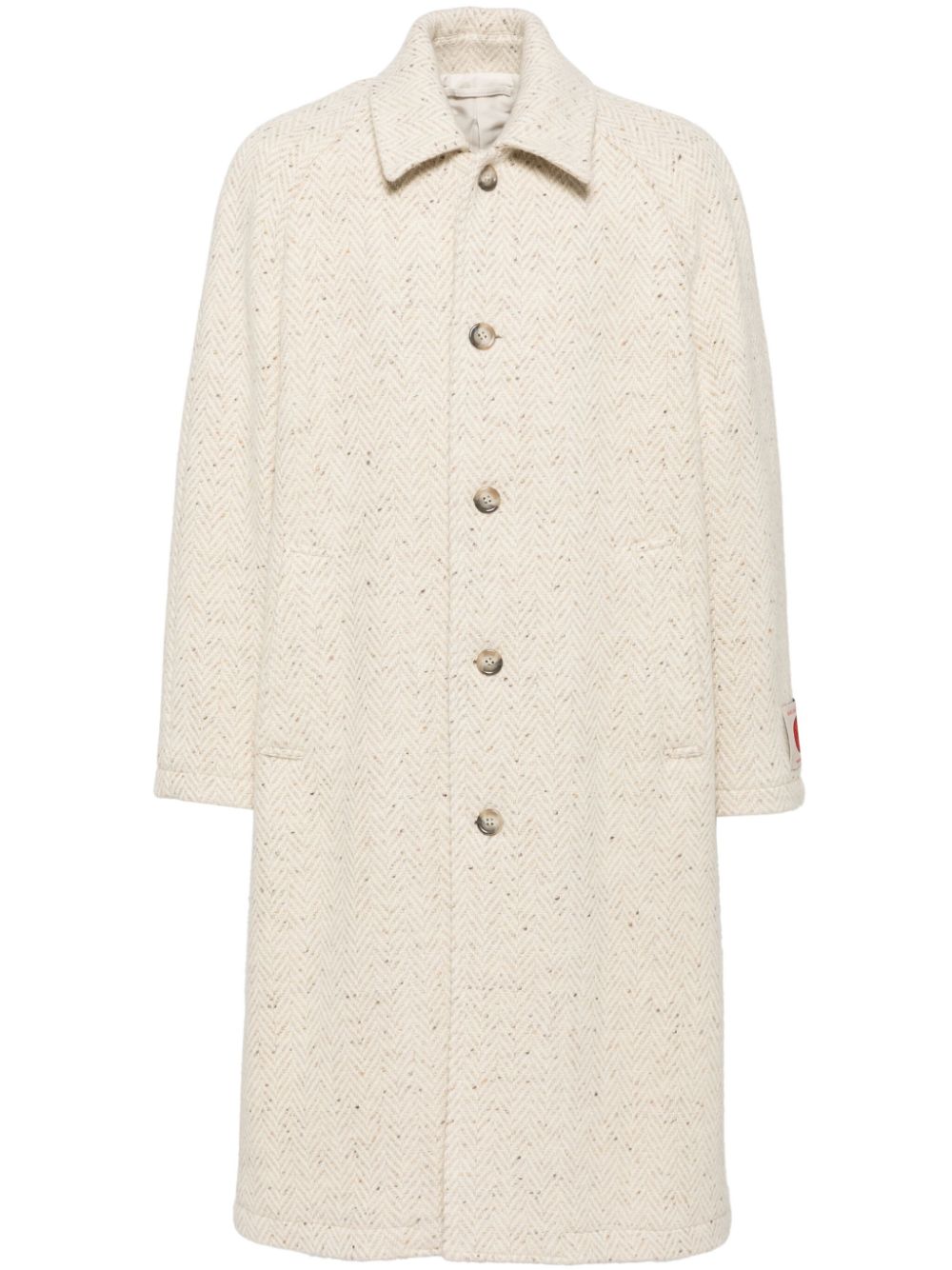 Man On The Boon. Balmacaan long coat - Neutrals von Man On The Boon.