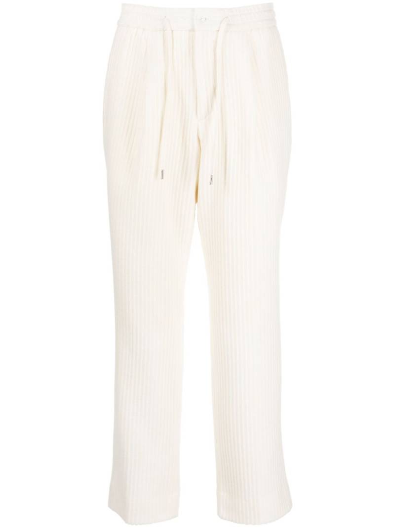 Man On The Boon. corduroy straight-leg trousers - White von Man On The Boon.