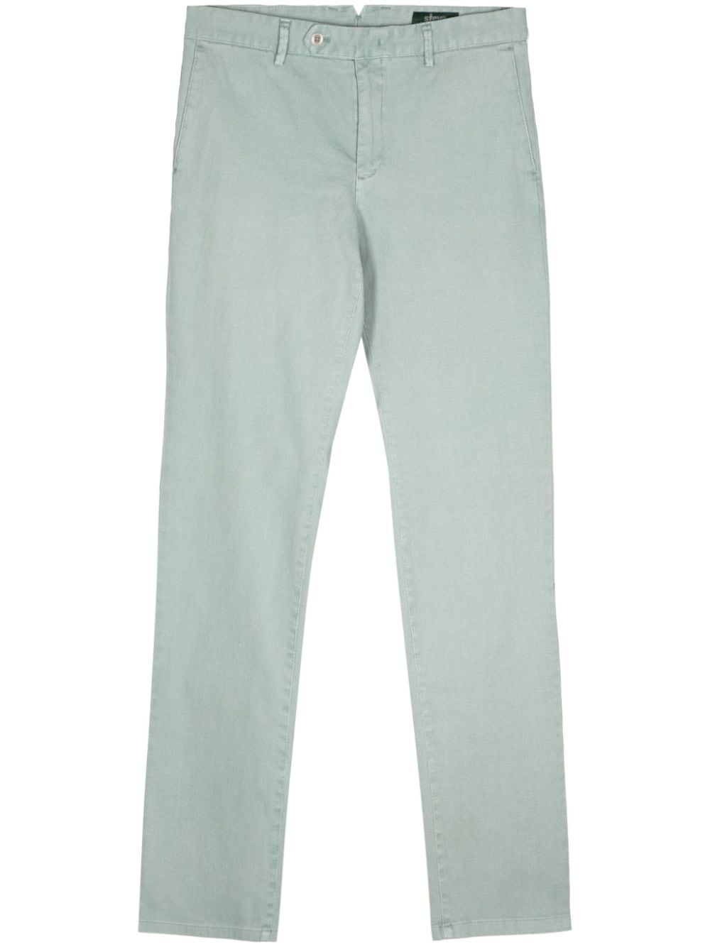 Man On The Boon. cotton-blend chino trousers - Green von Man On The Boon.