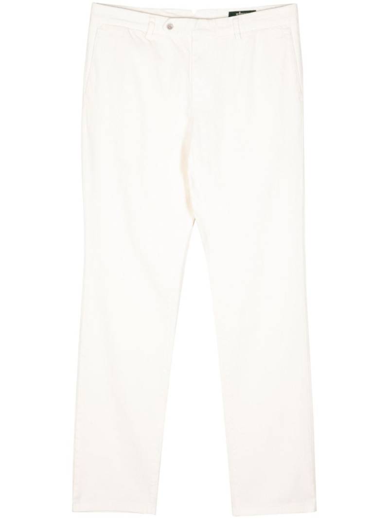 Man On The Boon. cotton-blend chino trousers - White von Man On The Boon.