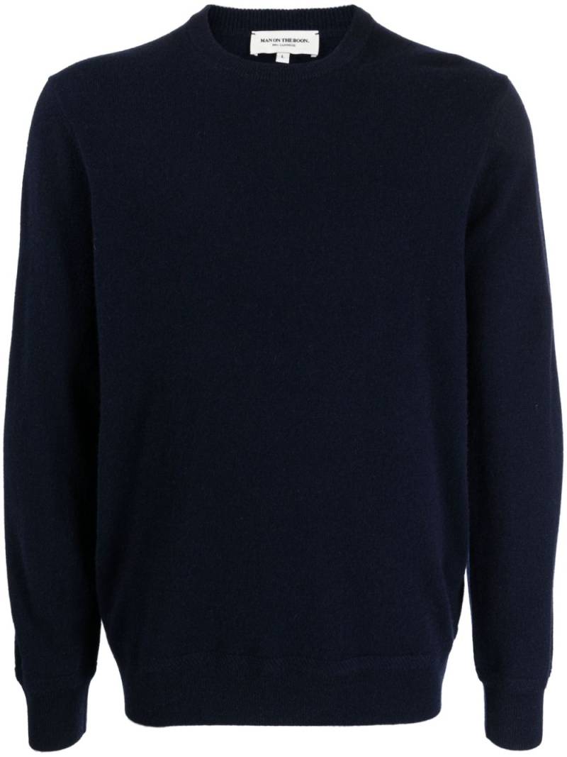 Man On The Boon. crew-neck cashmere jumper - Blue von Man On The Boon.