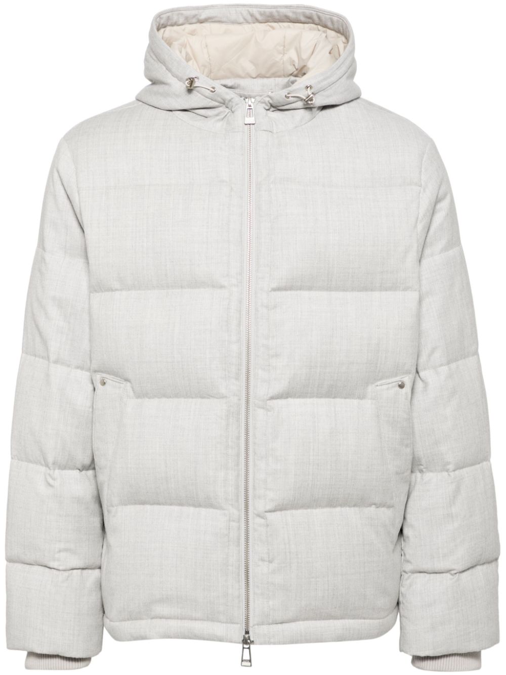 Man On The Boon. hooded padded jacket - Grey von Man On The Boon.