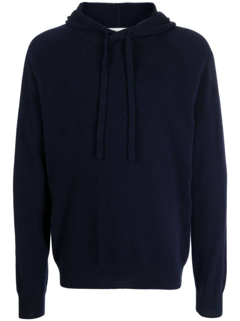 Man On The Boon. knitted cashmere hoodie - Blue von Man On The Boon.