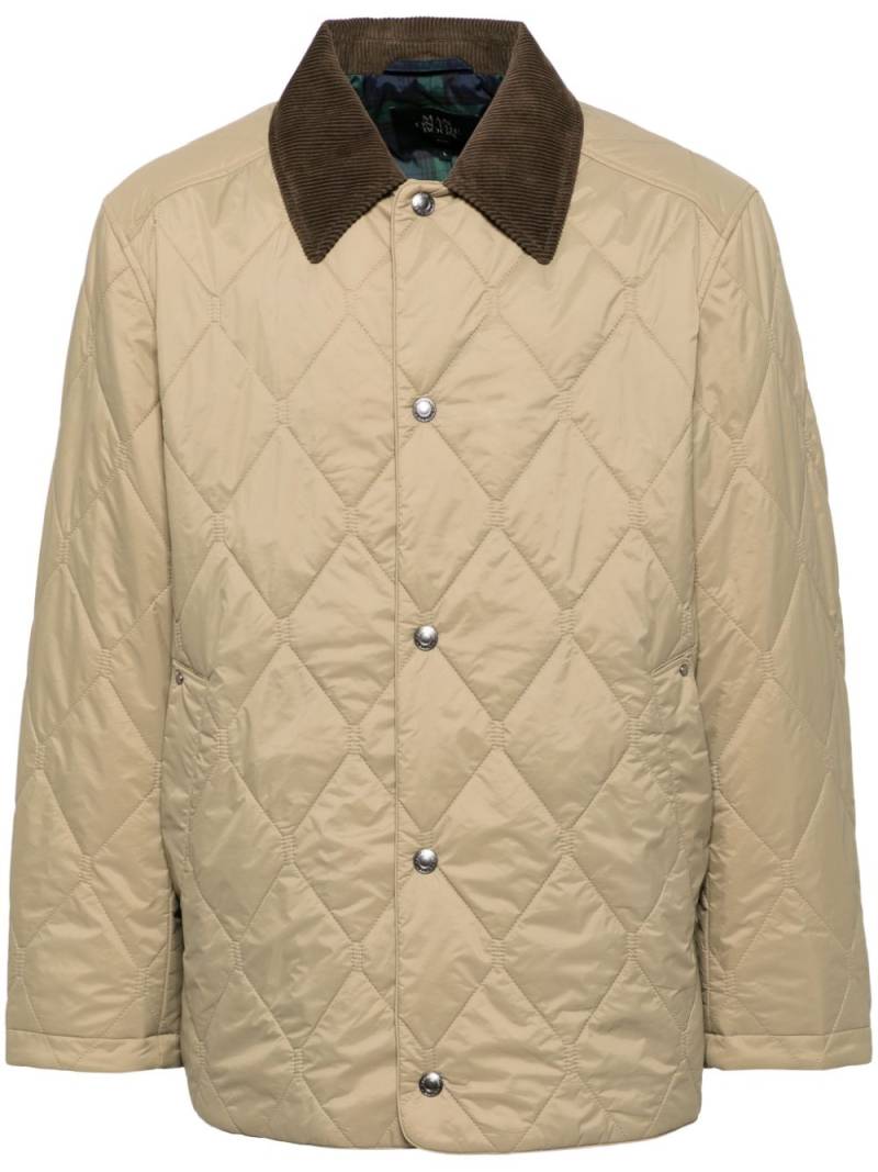 Man On The Boon. quilted shirt jacket - Neutrals von Man On The Boon.