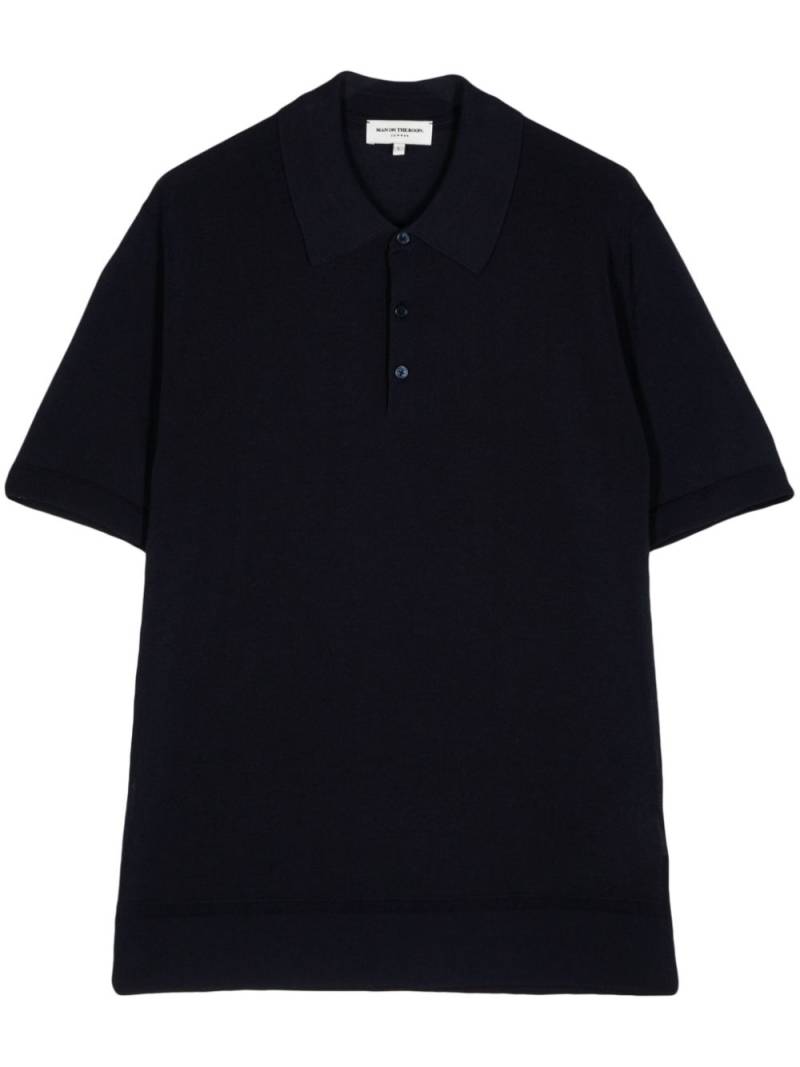 Man On The Boon. short-sleeve polo shirt - Blue von Man On The Boon.