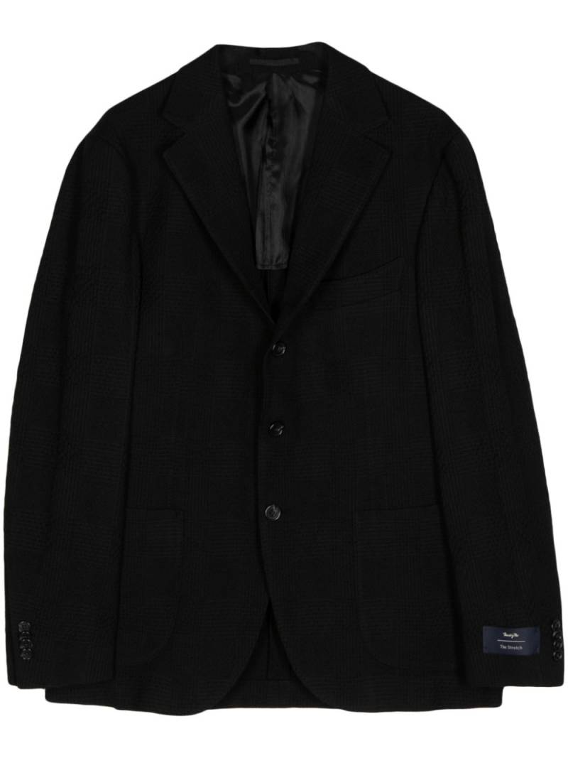 Man On The Boon. single-breasted checked jacket - Black von Man On The Boon.