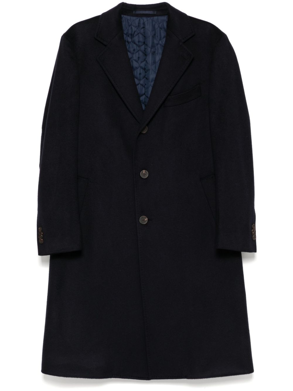 Man On The Boon. stitched single-breasted coat - Blue von Man On The Boon.