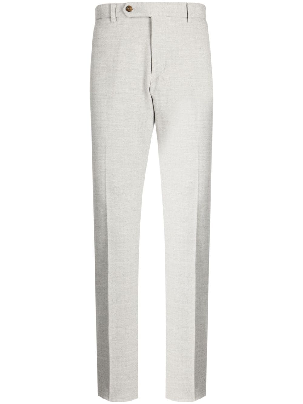 Man On The Boon. straight-leg herringbone trousers - Grey von Man On The Boon.