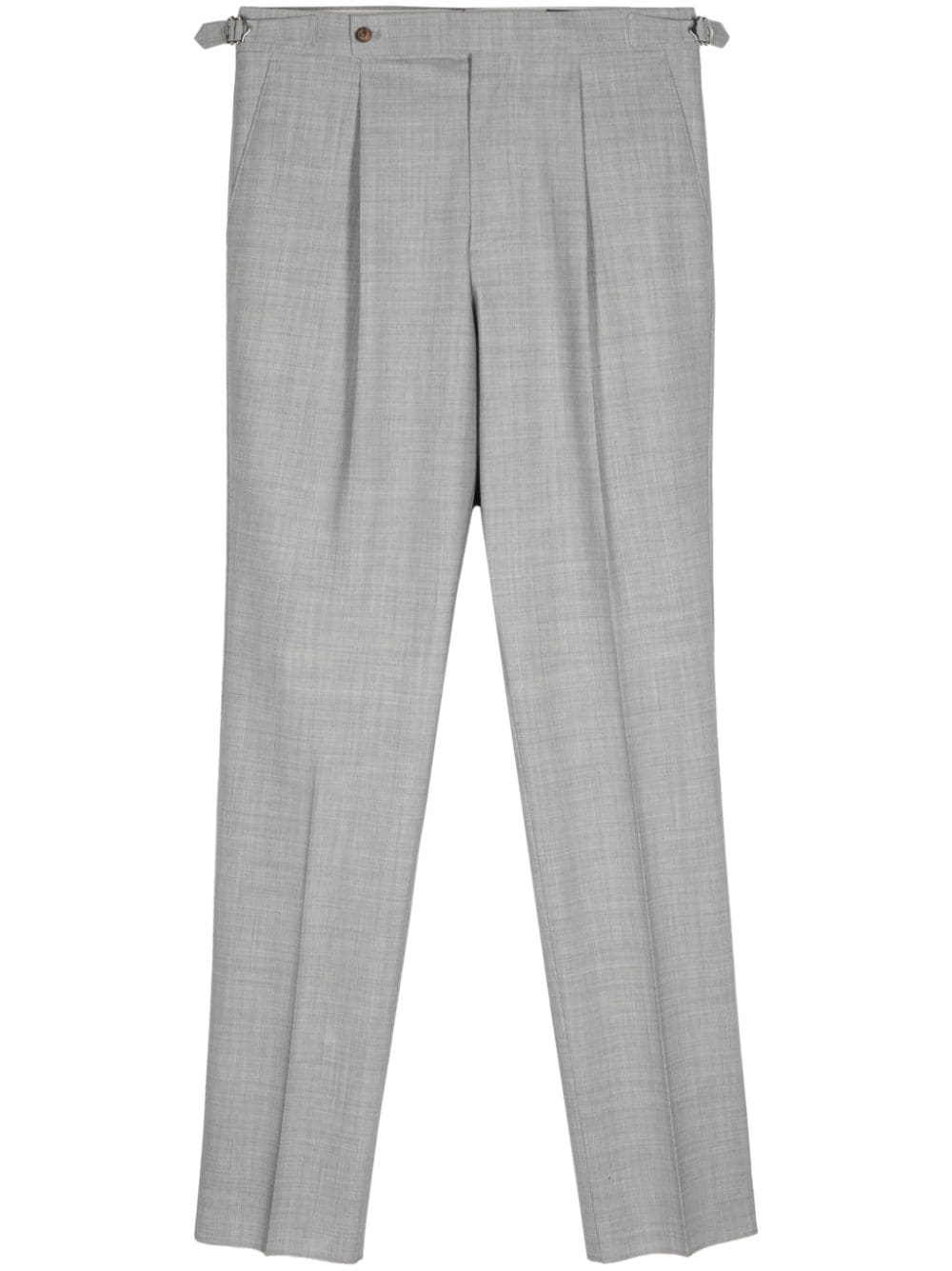 Man On The Boon. tapered-leg wool-blend trousers - Grey von Man On The Boon.