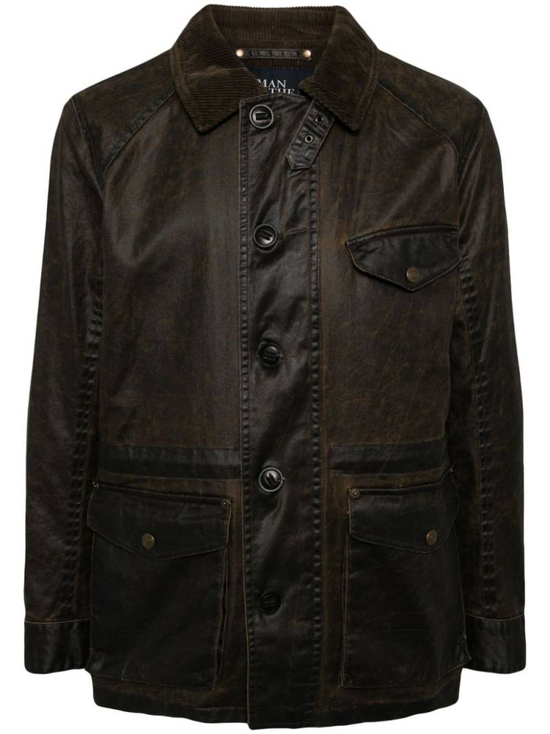 Man On The Boon. washing field jacket - Brown von Man On The Boon.