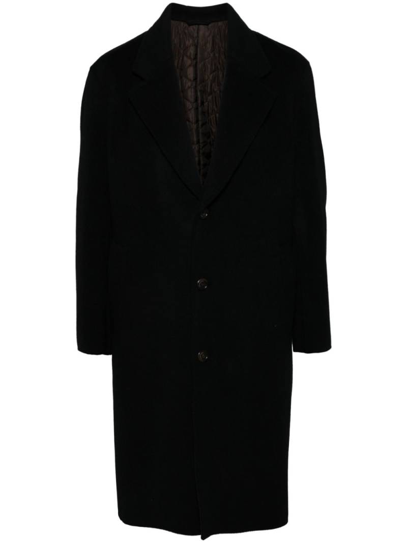 Man On The Boon. wool-blend single-breasted coat - Black von Man On The Boon.