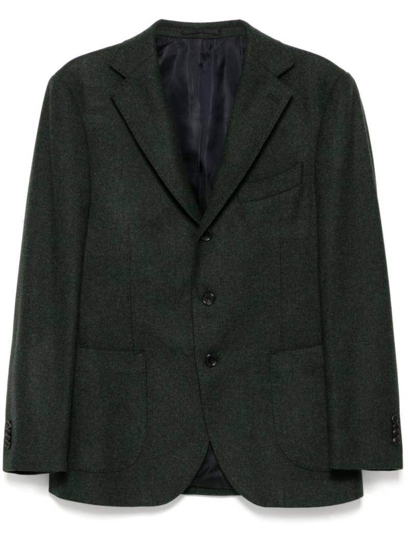 Man On The Boon. wool single-breasted blazer - Green von Man On The Boon.