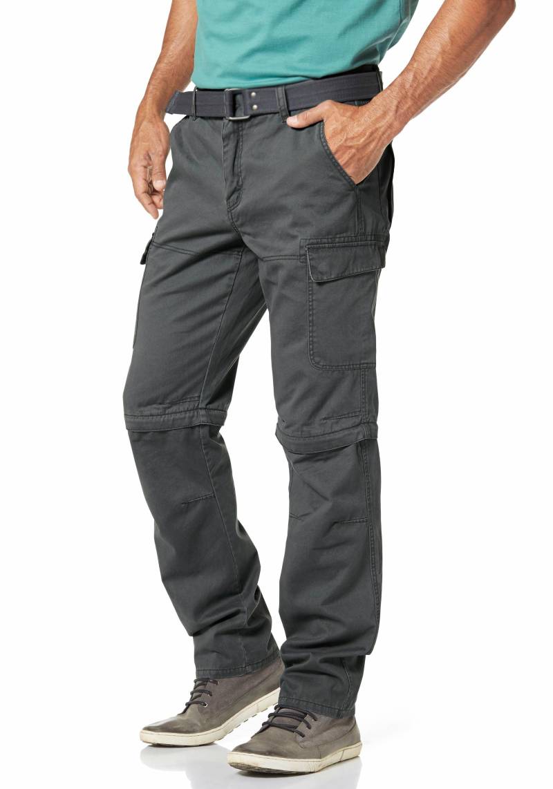 Man's World Cargohose, (Set, mit Gürtel), mit Zip-Off Funktion von Man's World