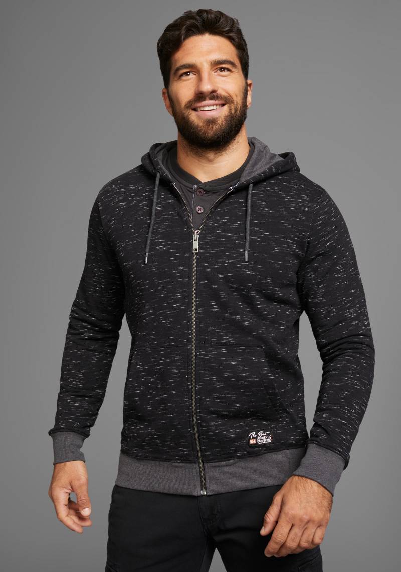 Man's World Kapuzensweatjacke, mit Logo auf der Brust - NEUE KOLLEKTION von Man's World