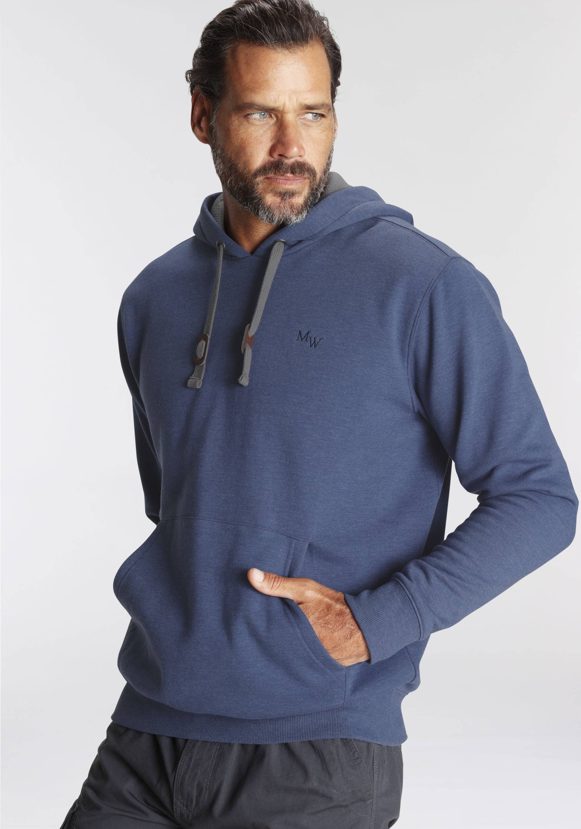 Man's World Kapuzensweatshirt, mit Kontrast- Details von Man's World