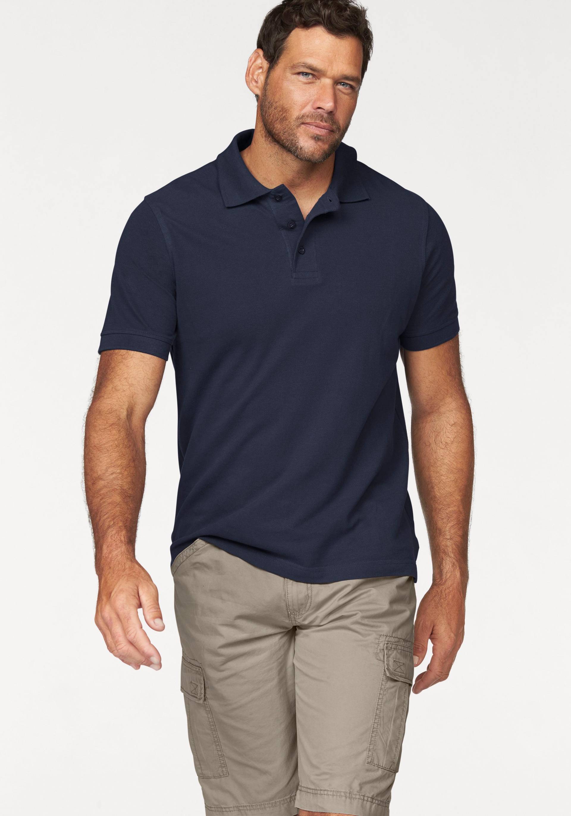 Man's World Poloshirt, Piqué von Man's World