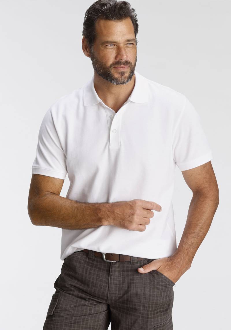 Man's World Poloshirt, Kurzarm, lockere Passform, unifarben von Man's World