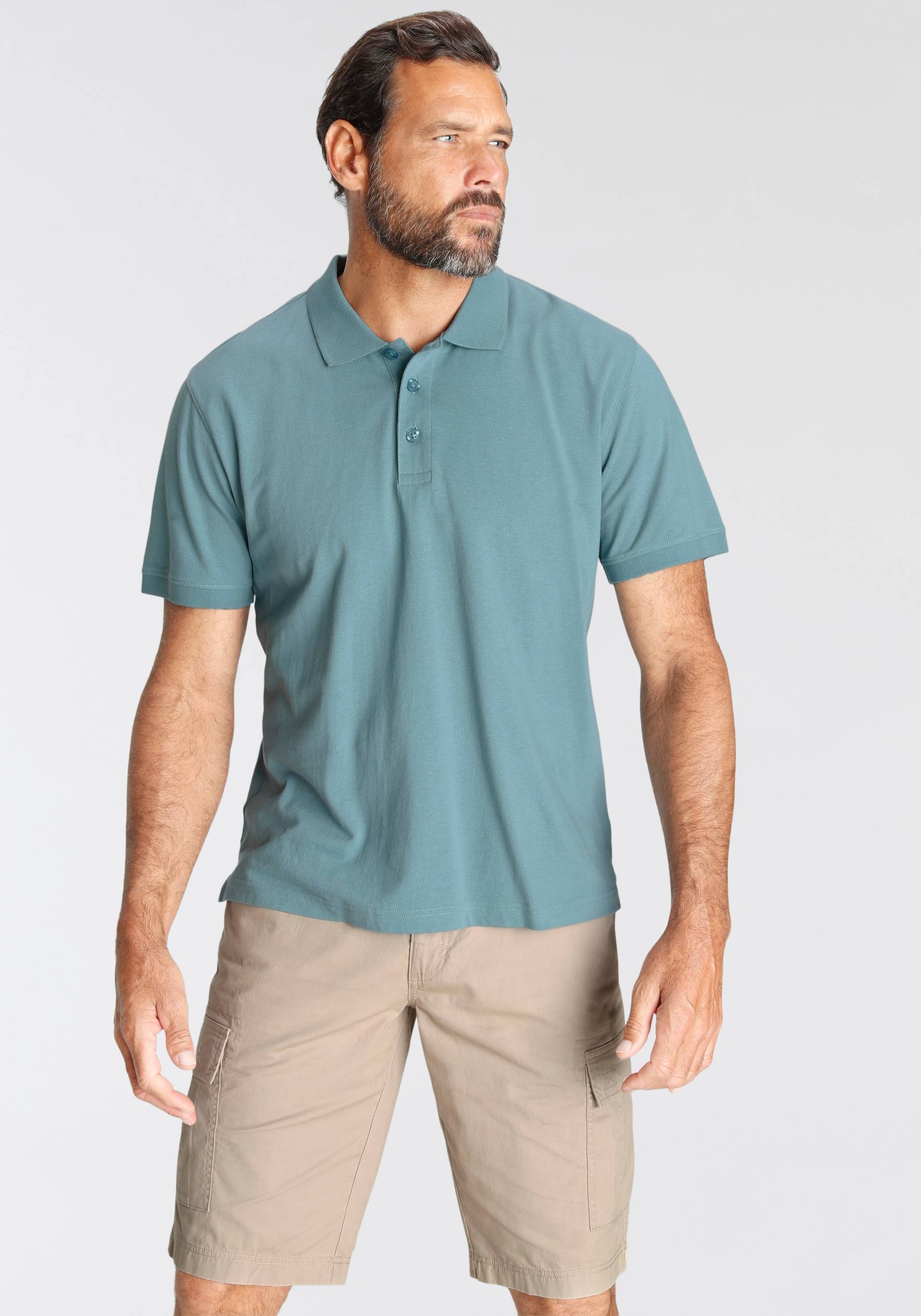 Man's World Poloshirt, Piqué von Man's World