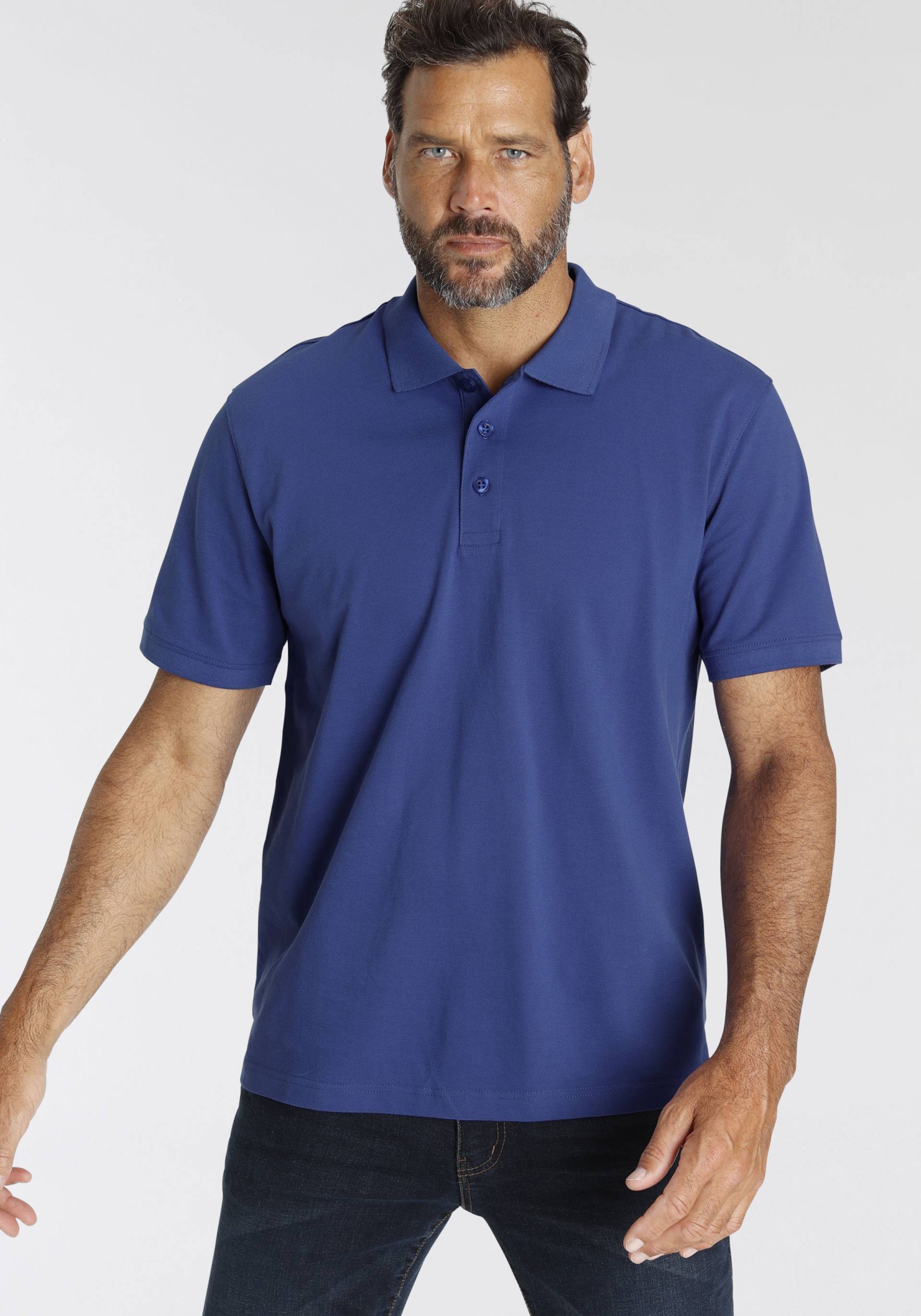 Man's World Poloshirt, Piqué von Man's World