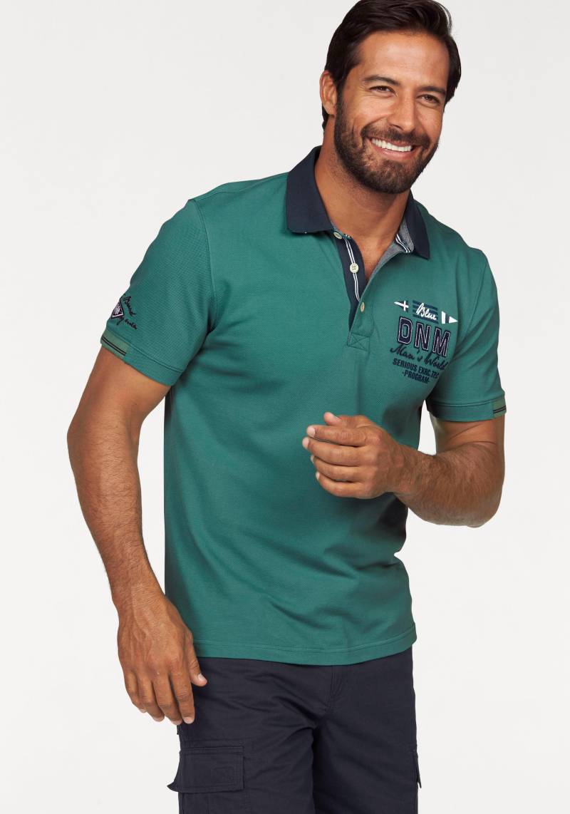 Man's World Poloshirt, Kurzarm, mit Polokragen, für sportliche Aktivitäten von Man's World