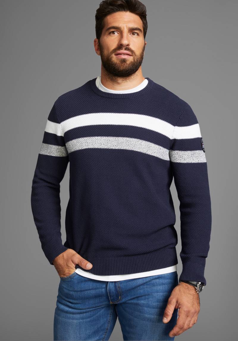 Man's World Strickpullover, in melierte Optik von Man's World