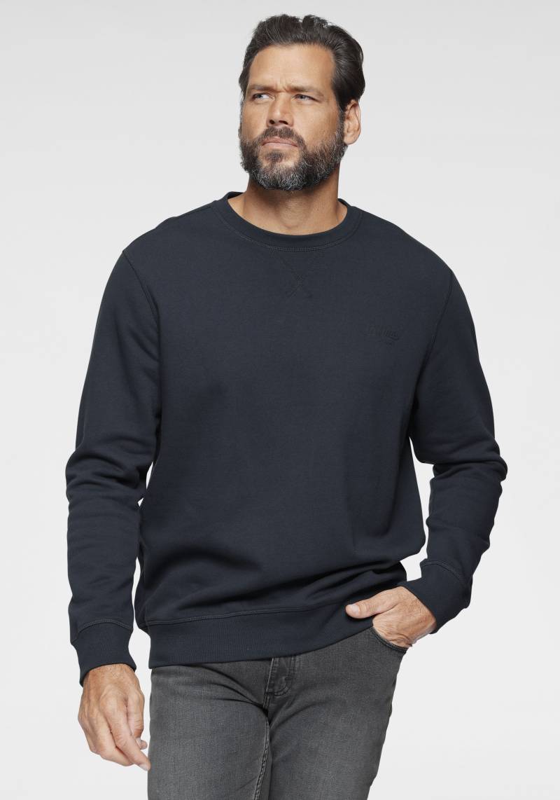 Man's World Sweatshirt, Langarm, Basic-Stil, unifarben, Rundhalsausschnitt von Man's World