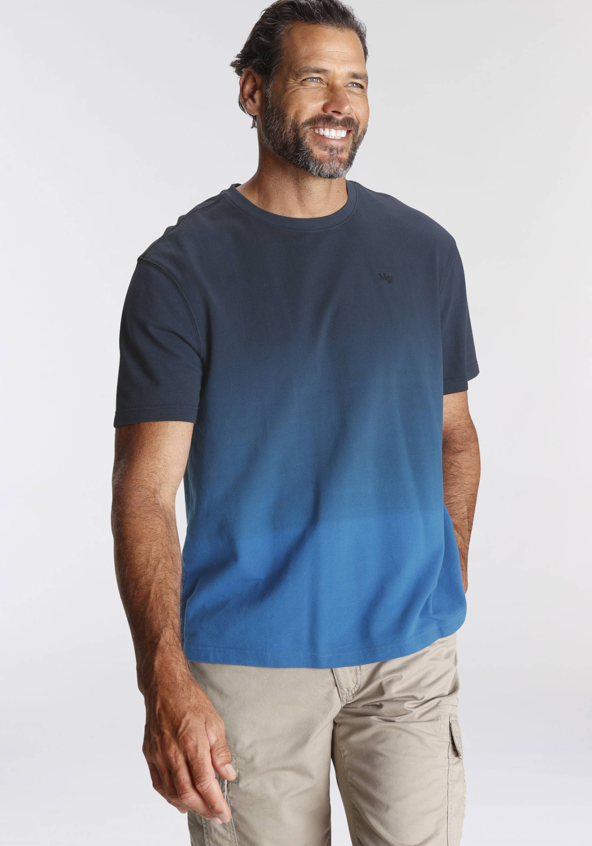 Man's World T-Shirt, Kurzarm, Regular Fit, unifarben, Rundhalsausschnitt Man's World T-Shirt, Kurzarm, Regular Fit, unifarben, Rundhalsausschnitt von Man's World