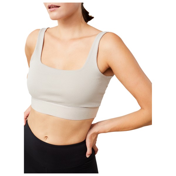 Mandala - Women's Ribbed Sport Bra - Sport-BH Gr L;M;XS beige/weiß;schwarz/beige Mandala - Women's Ribbed Sport Bra - Sport-BH Gr L;M;XS beige/weiß;schwarz/beige von Mandala