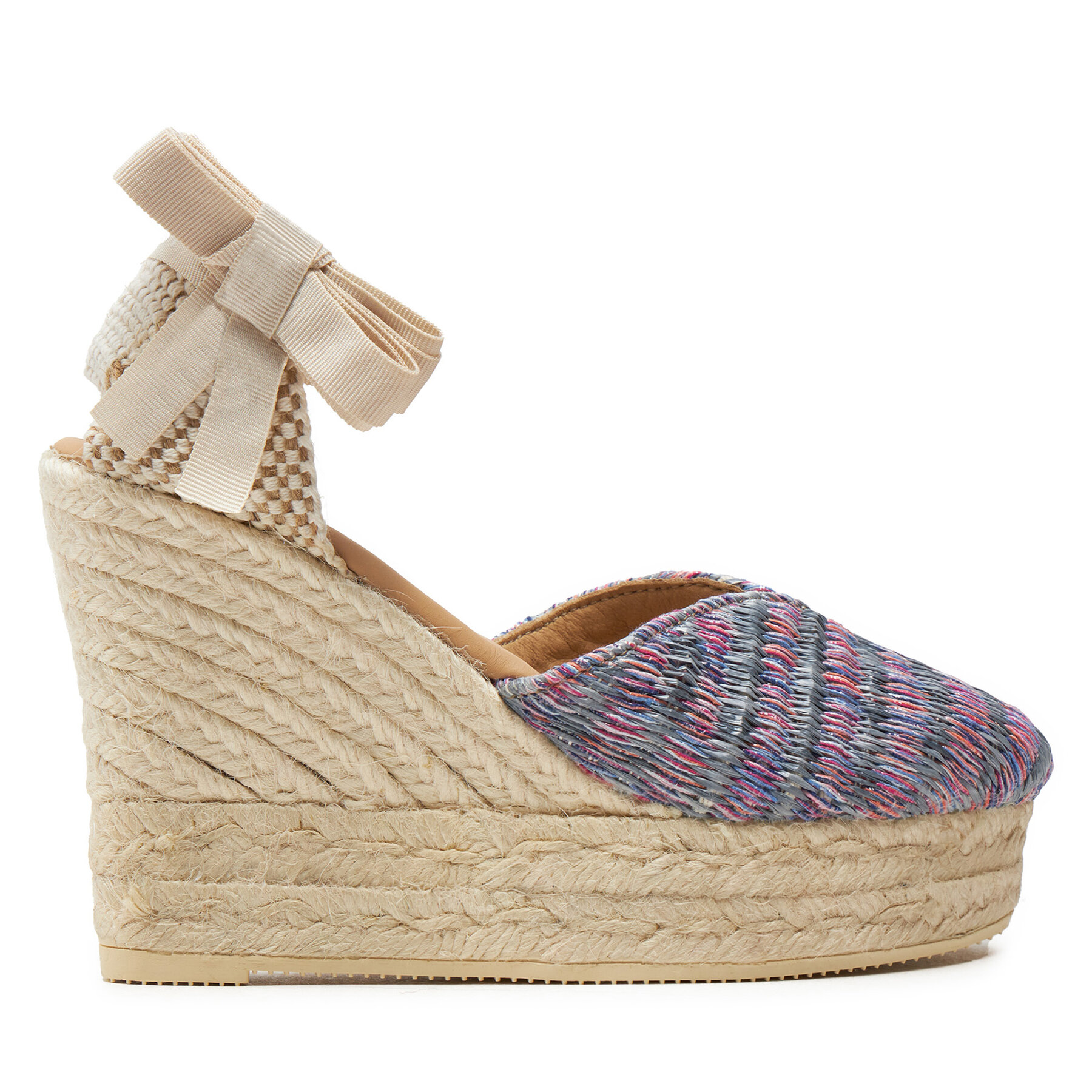 Espadrilles Manebi Acapulco Heart-Shaped Wedge Espadrilles G 0.6 WH Rosa von Manebi