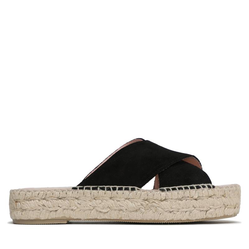 Espadrilles Manebi Double Sole X Bands Sandals K 1.0 DX Schwarz von Manebi