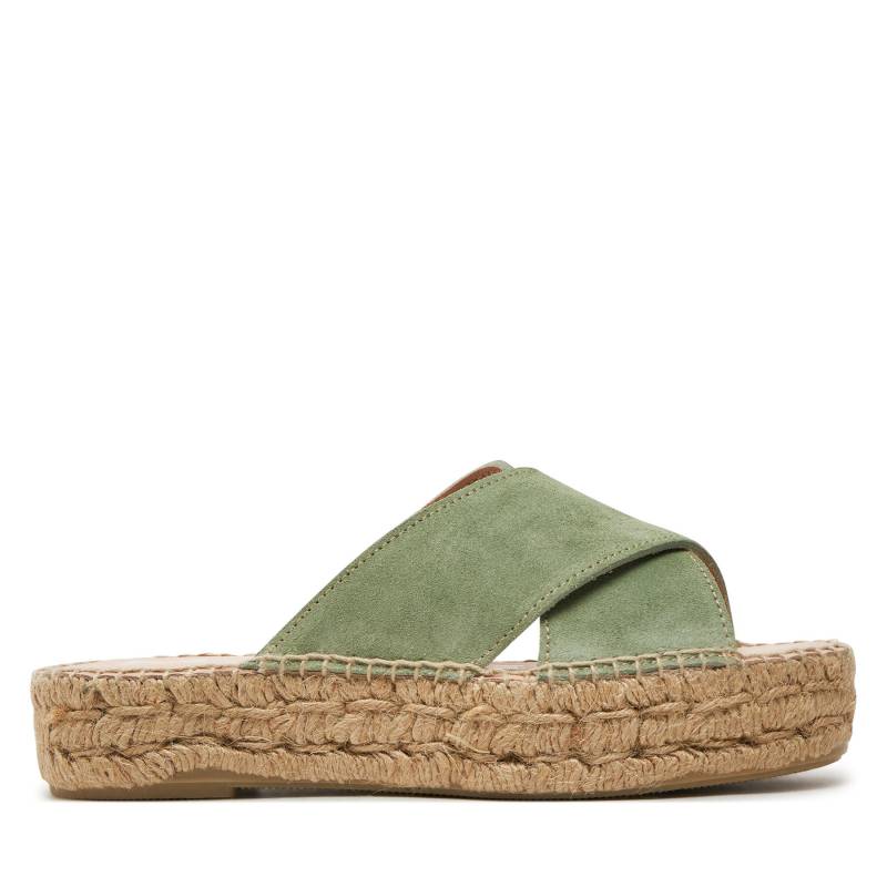 Espadrilles Manebi Hamptons Double Sole X Bands Sandals R 6.6 DX Grün von Manebi