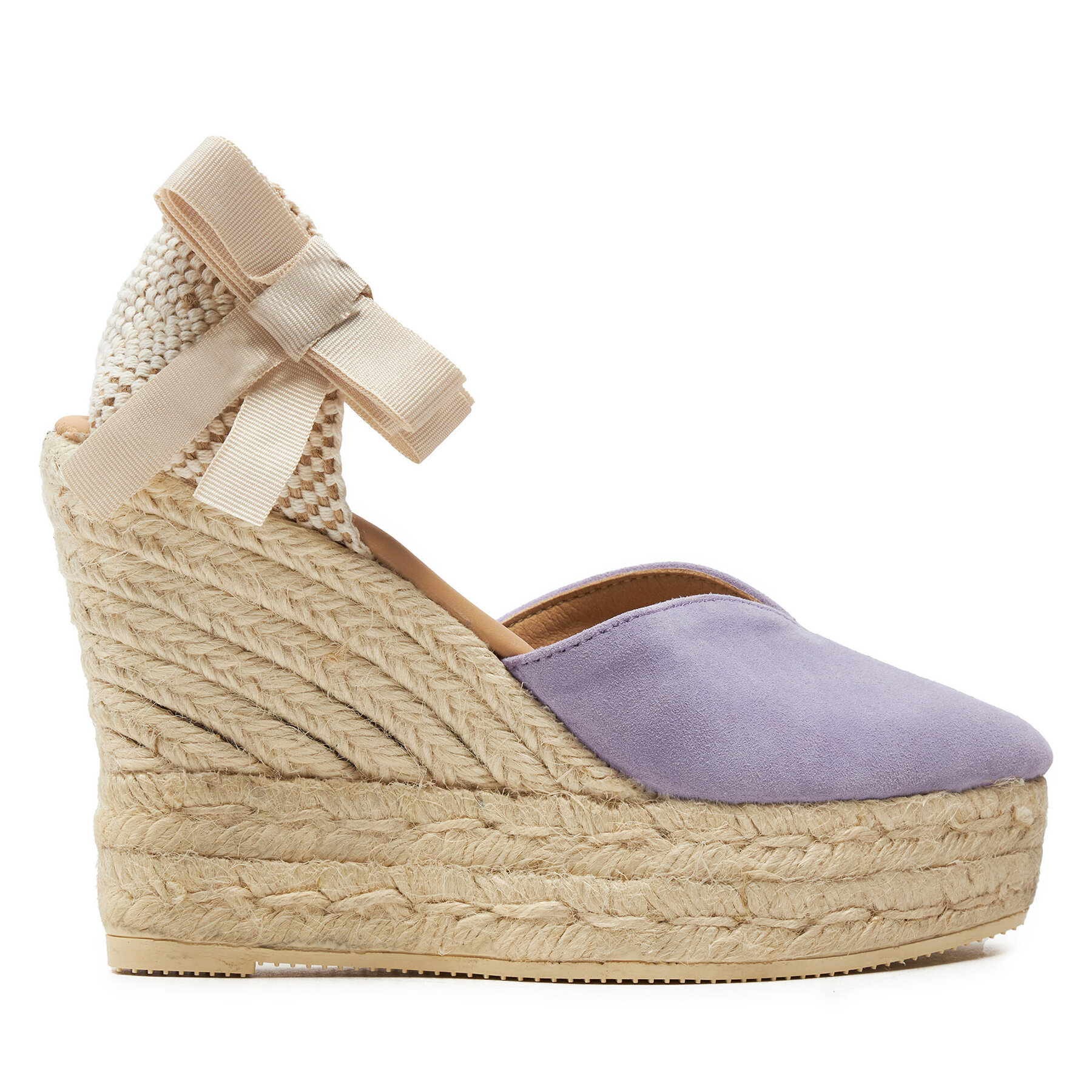 Espadrilles Manebi Hamptons Heart-Shaped Wedge Espadrilles W 1.3 WH Violett Espadrilles Manebi Hamptons Heart-Shaped Wedge Espadrilles W 1.3 WH Violett von Manebi