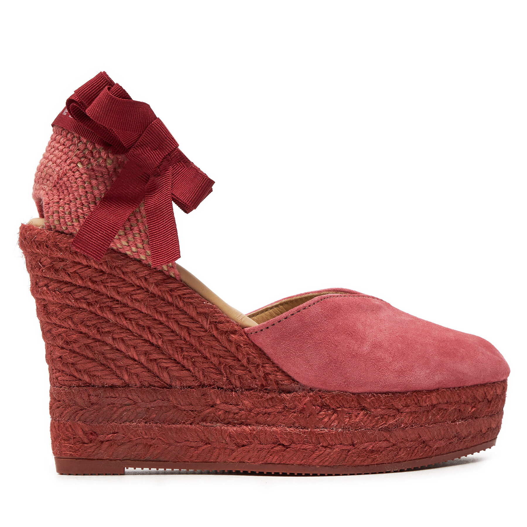 Espadrilles Manebi Hamptons Heart-Shaped Wedge Espadrilles W 2.1 WH Rosa von Manebi