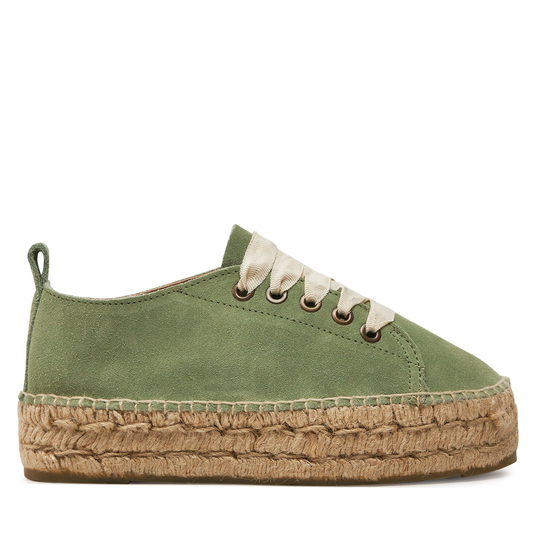 Espadrilles Manebi Hamptons Lace-Up Espadrilles R 6.6 E0 Grün von Manebi