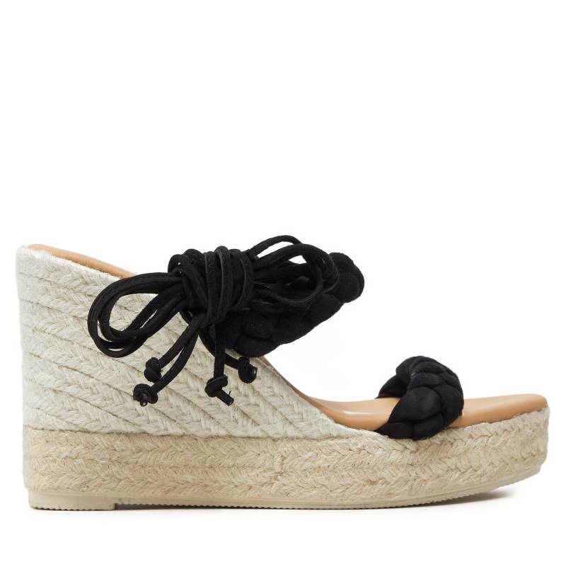 Espadrilles Manebi Hamptons Two Braided Bands Wedge Espadrilles K 1.0 WE Schwarz von Manebi