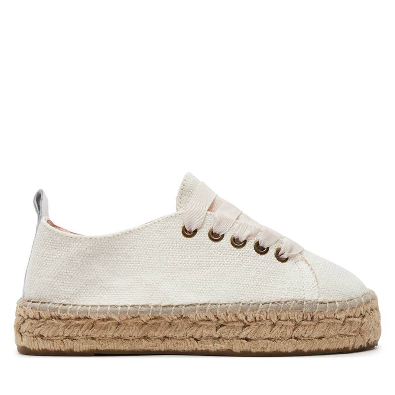 Espadrilles Manebi La Havana Lace-Up Espadrilles O 7.0 E0 Weiß von Manebi