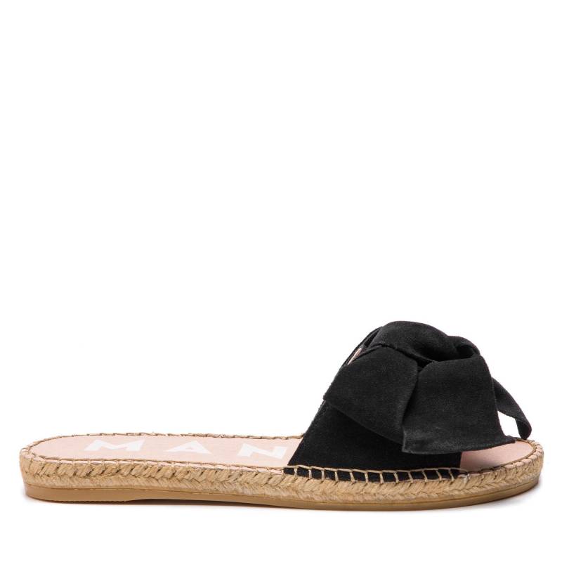 Espadrilles Manebi Sandals With Bow K 1.0 J0 Schwarz von Manebi